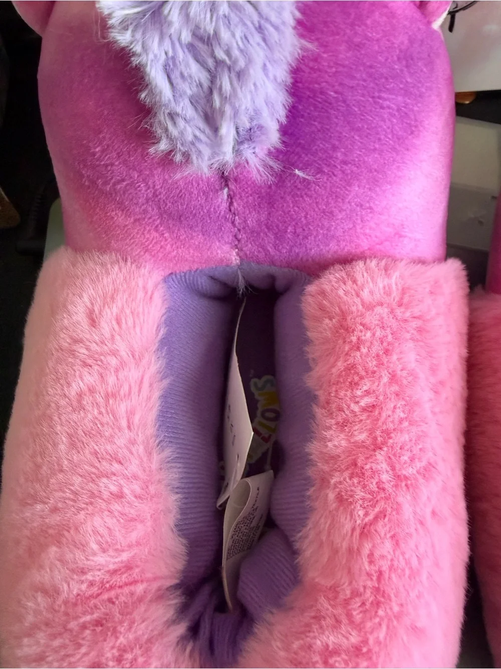 Squishmallows Pink Purple Unicorn Kids Slippers